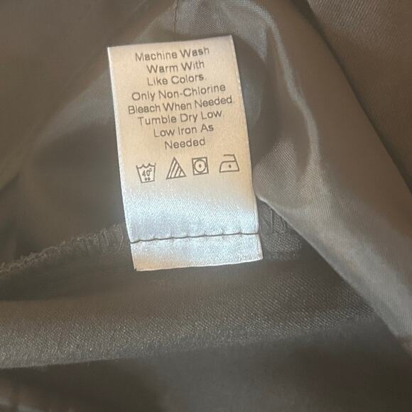 Coldwater Creek Women Natural Fit Pants 12 Brown Straight Leg Minimal Office - Picture 8 of 10